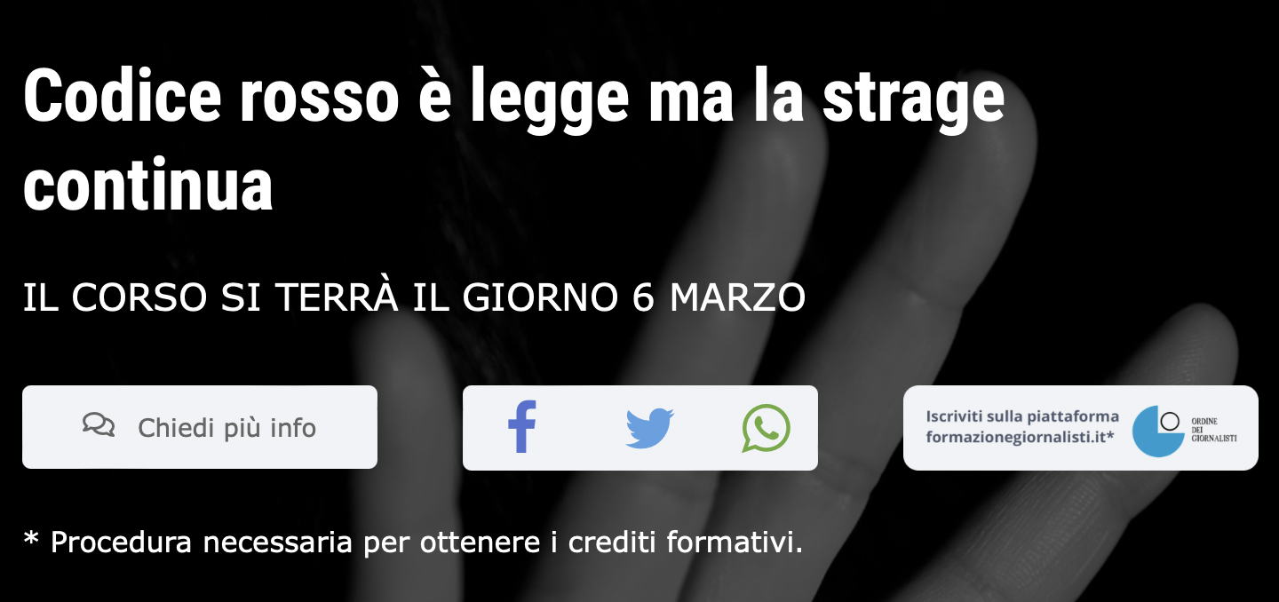 Codice rosso è legge ma la strage continua
